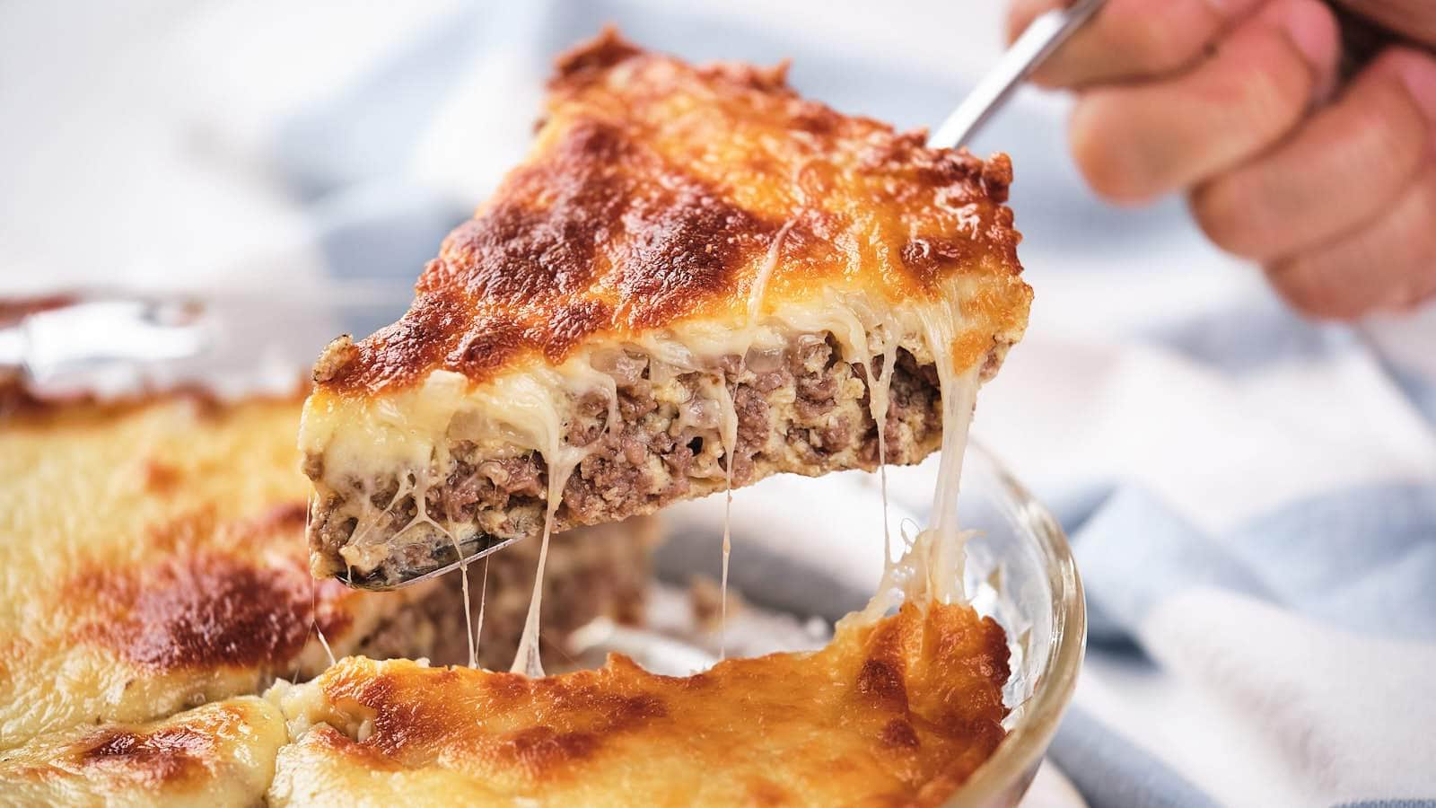 Cheeseburger pie
