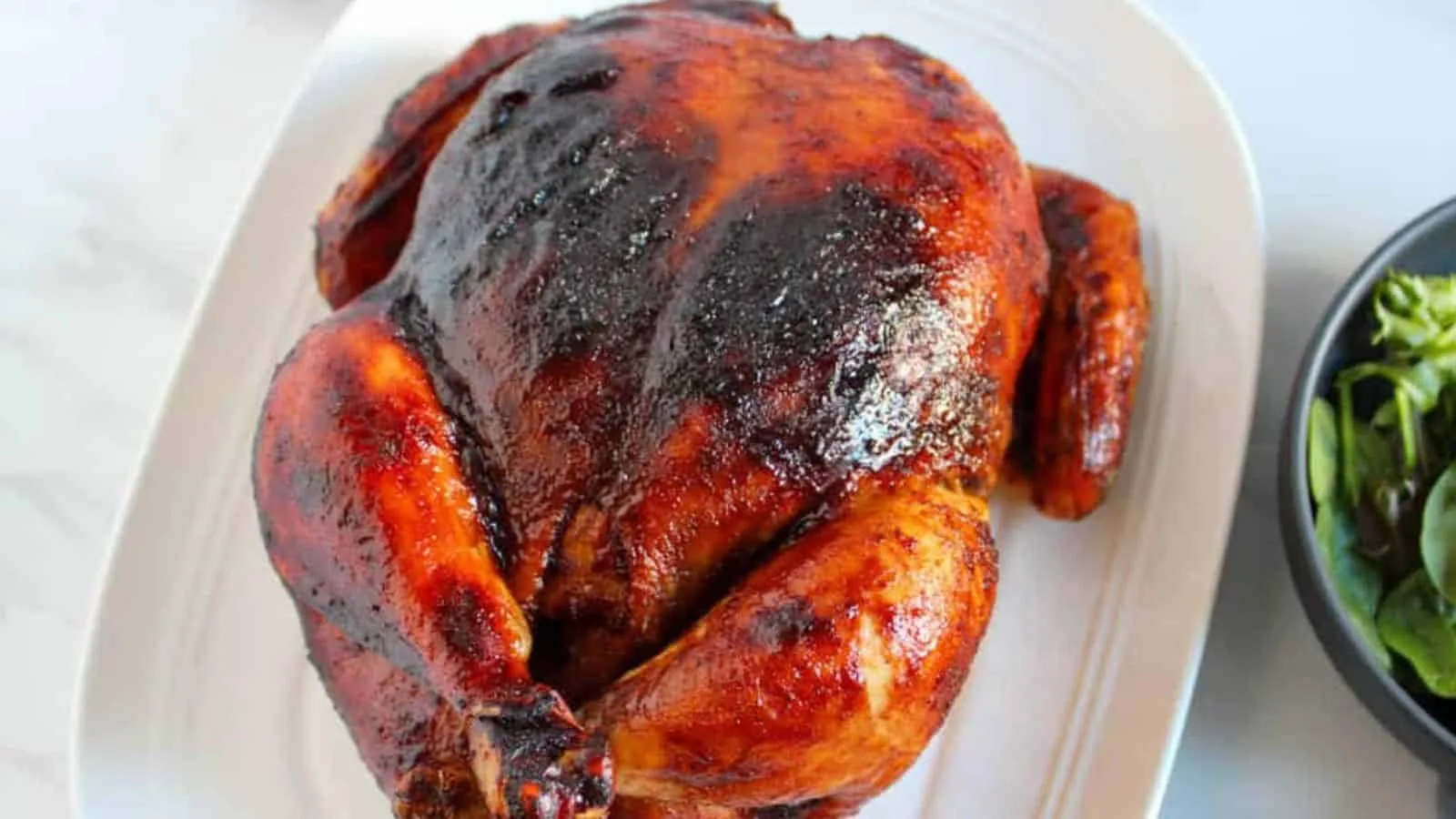 Whole Baked BBQ Chicken