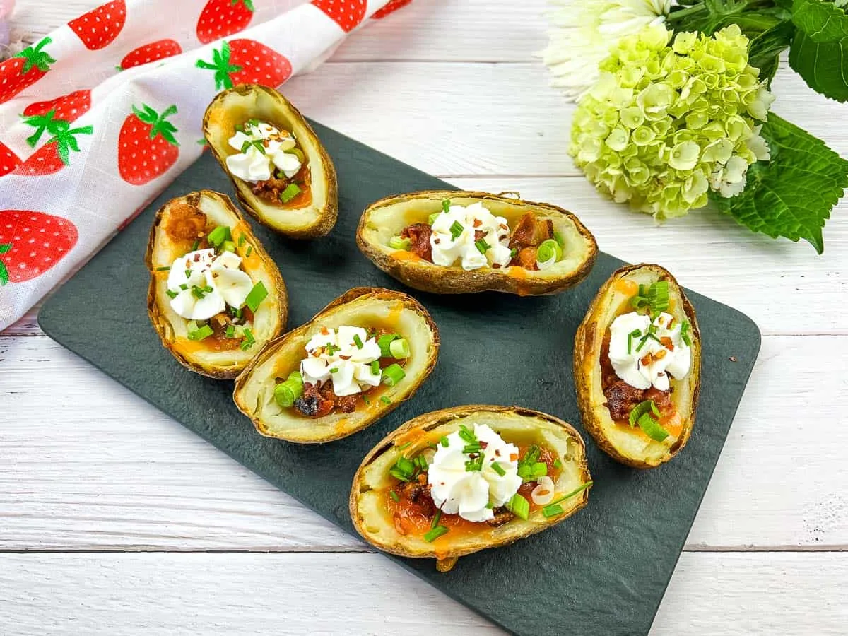 Fully Loaded Baked Potato Skins