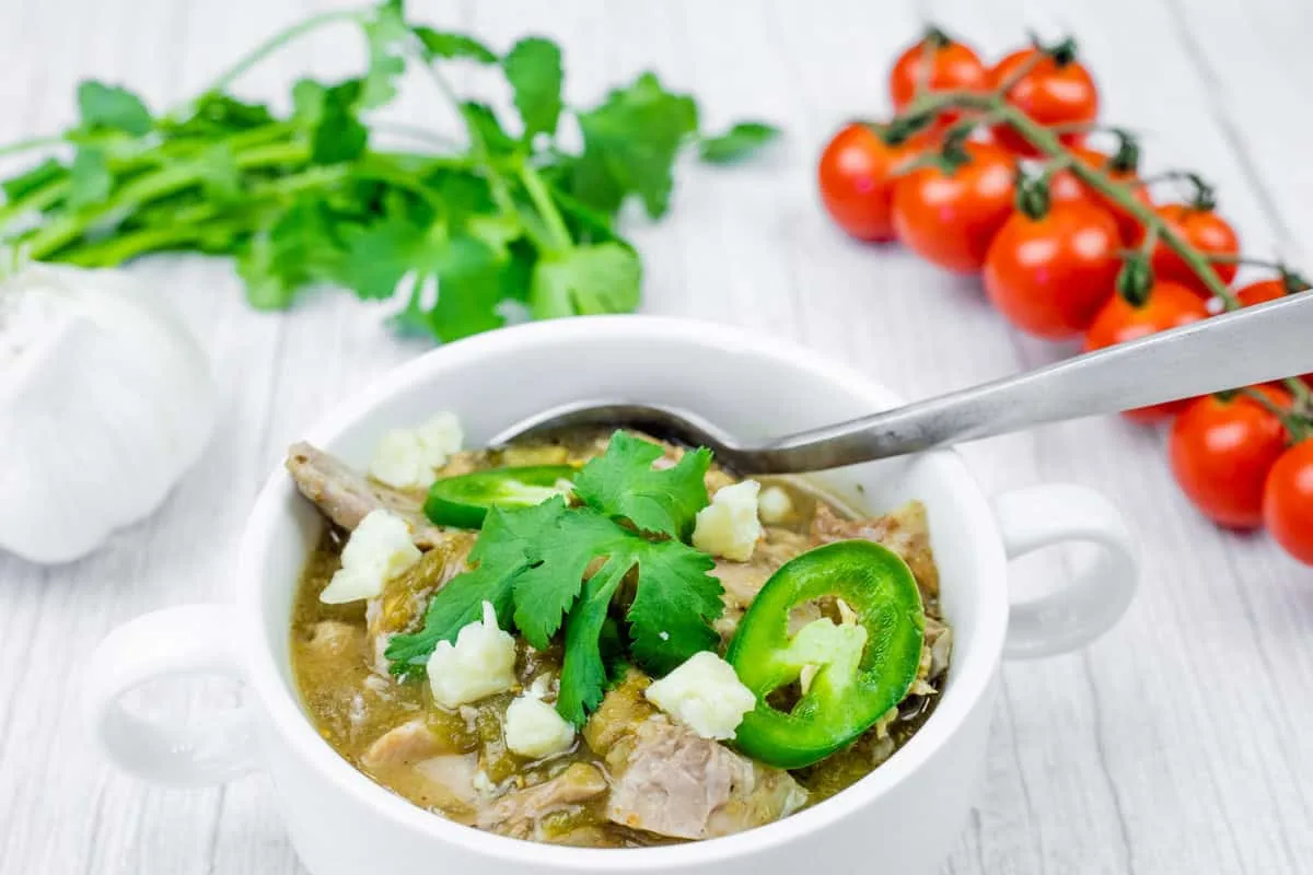 Classic Slow Cooker Pork Chile Verde