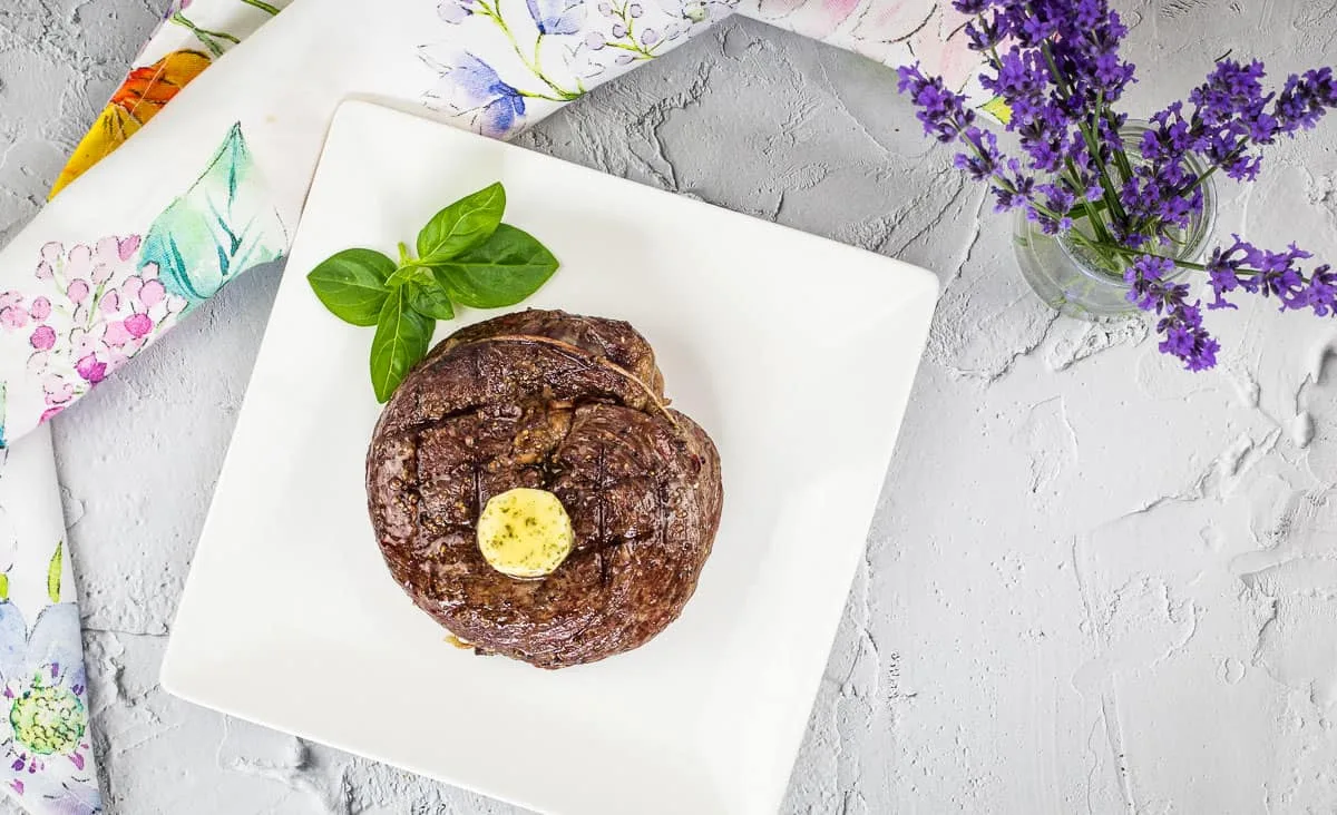 Grilled Ribeye Cap Steak
