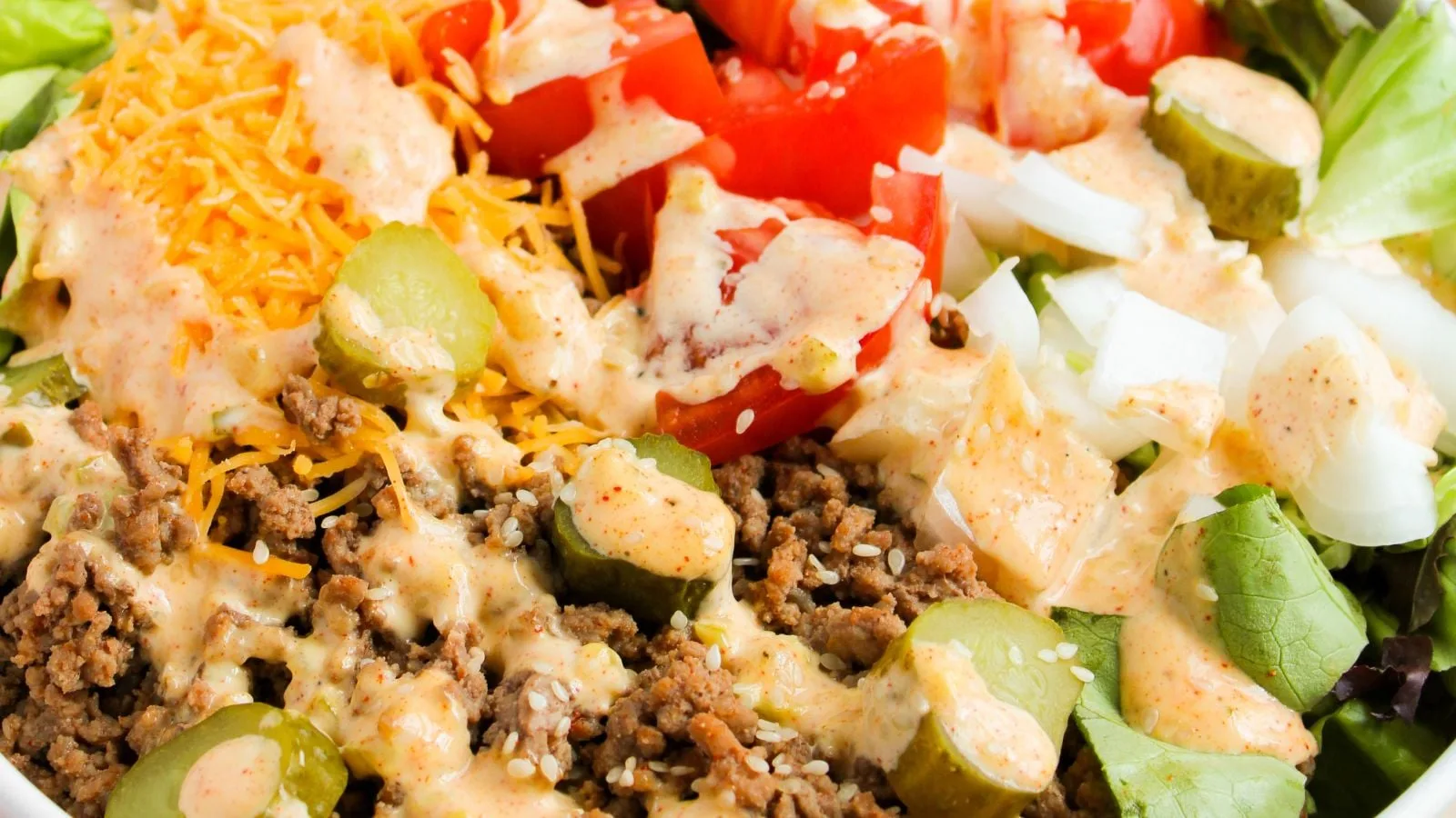 Copycat Big Mac Salad