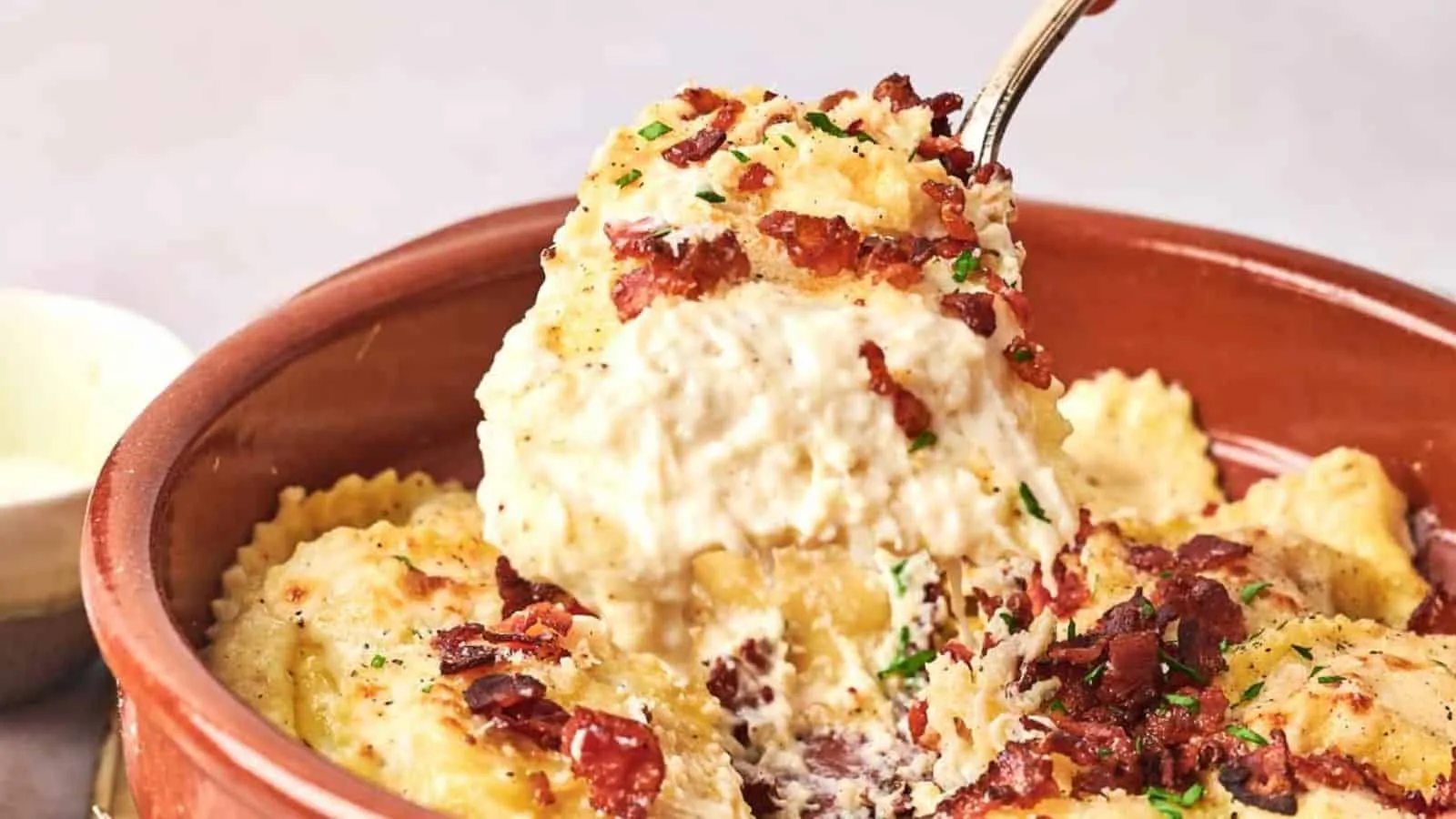 Copycat Olive Garden Ravioli Carbonara