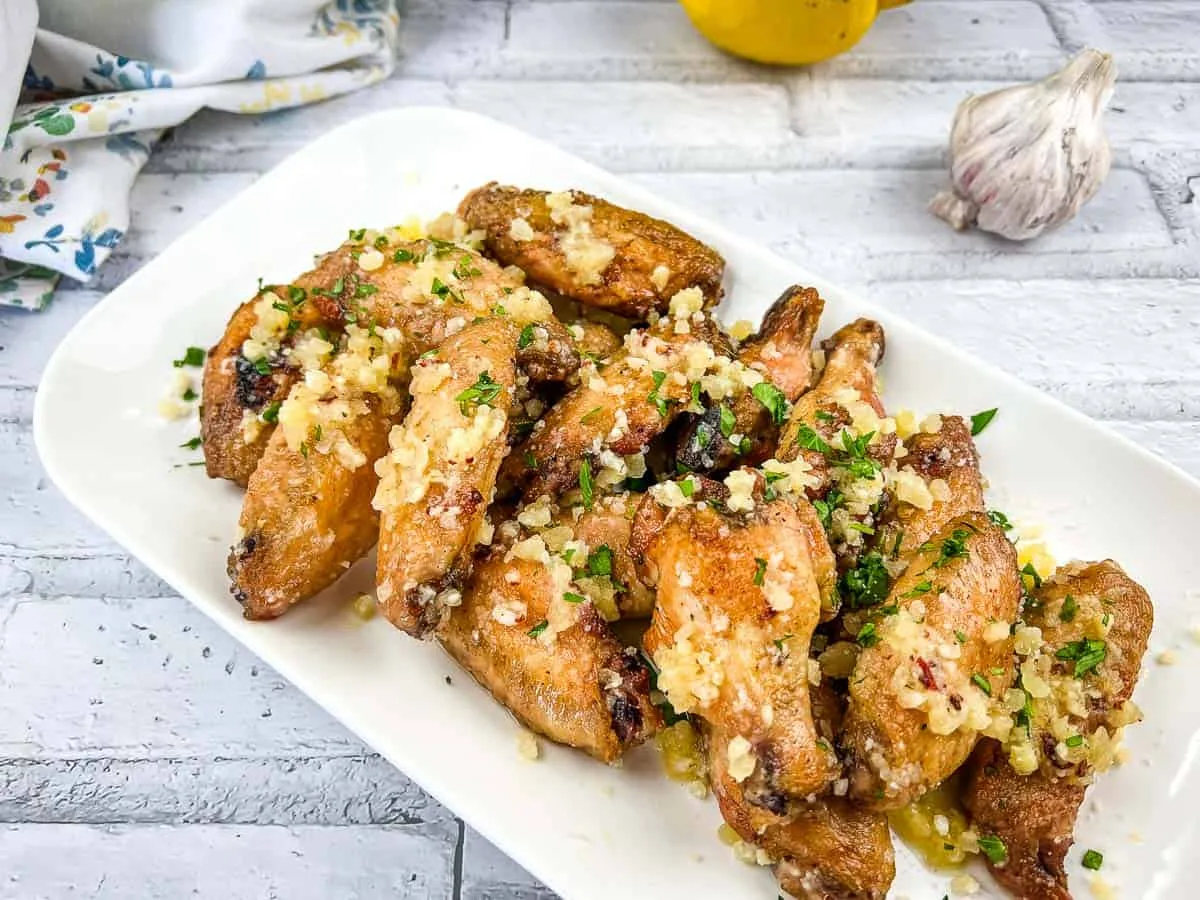 Smoked Garlic Parmesan Wings