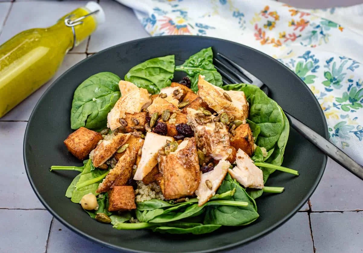 Pumpkin Spice Salmon Bowl