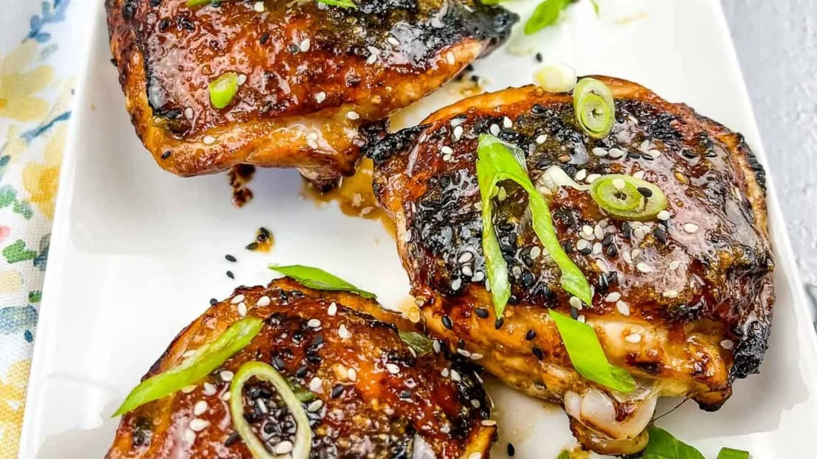 Air Fryer Honey Garlic Chicken Thighs