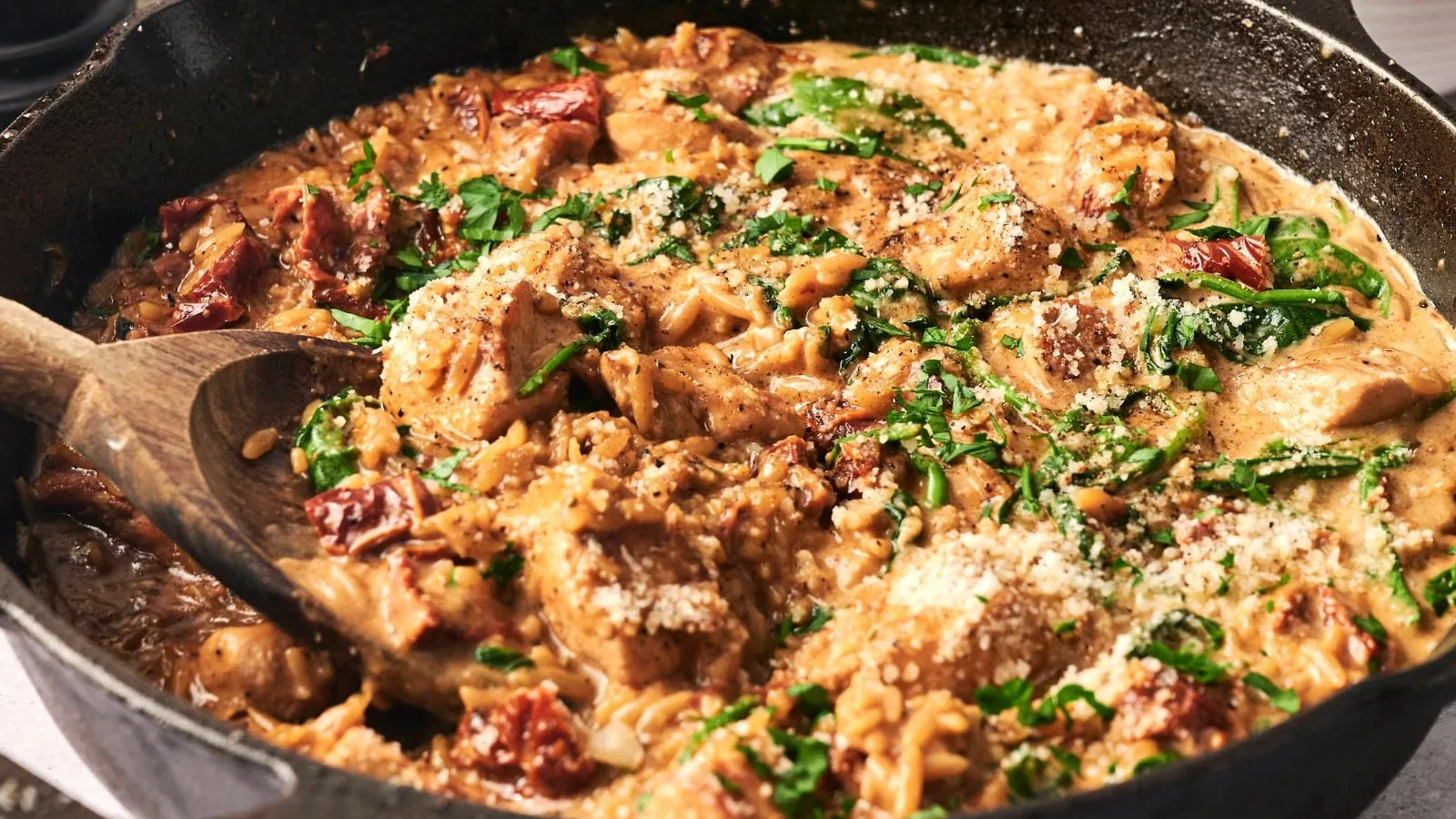 Marry Me Chicken Orzo