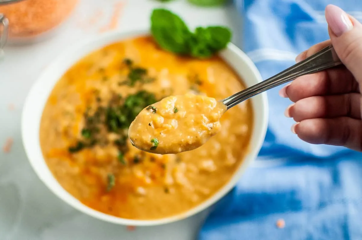 Spiced Red Lentil Soup