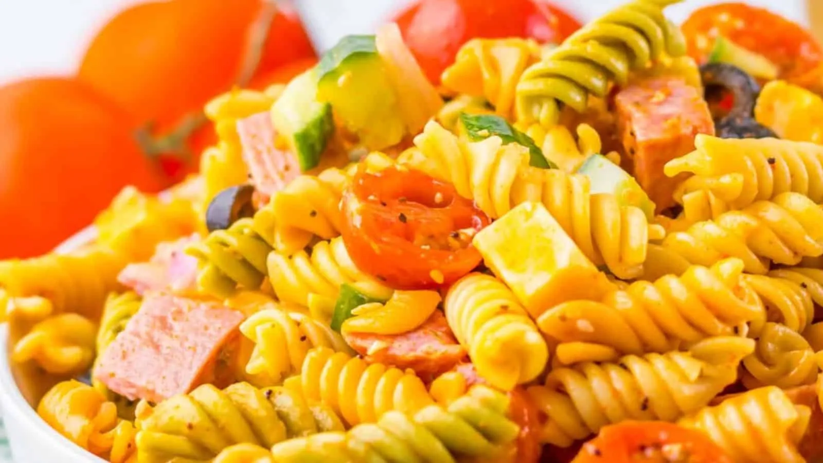 Italian Pasta with Salami