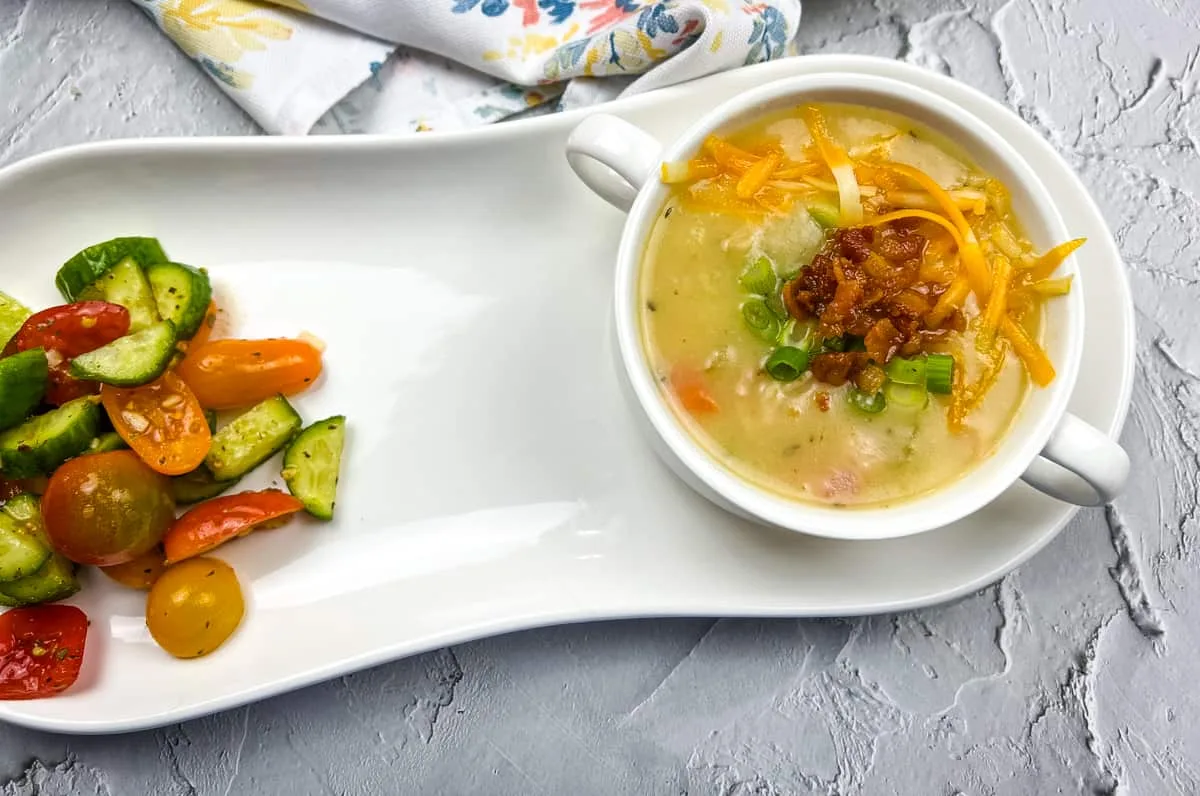 Fully Loaded Baked Potato Soup