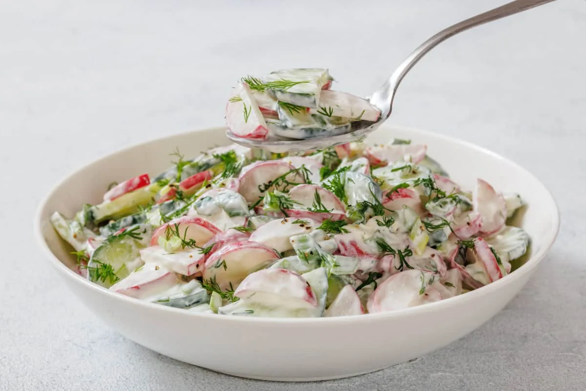 Creamy Radish Salad