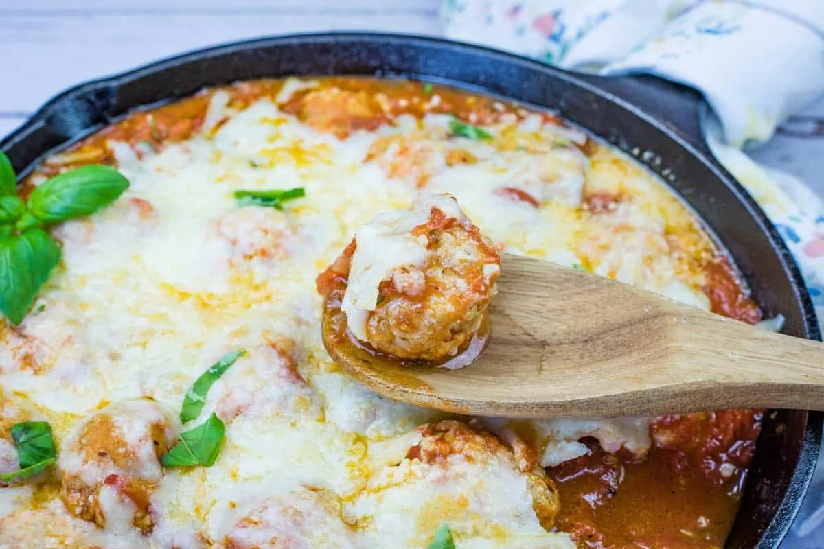 Chicken Parmesan Meatballs
