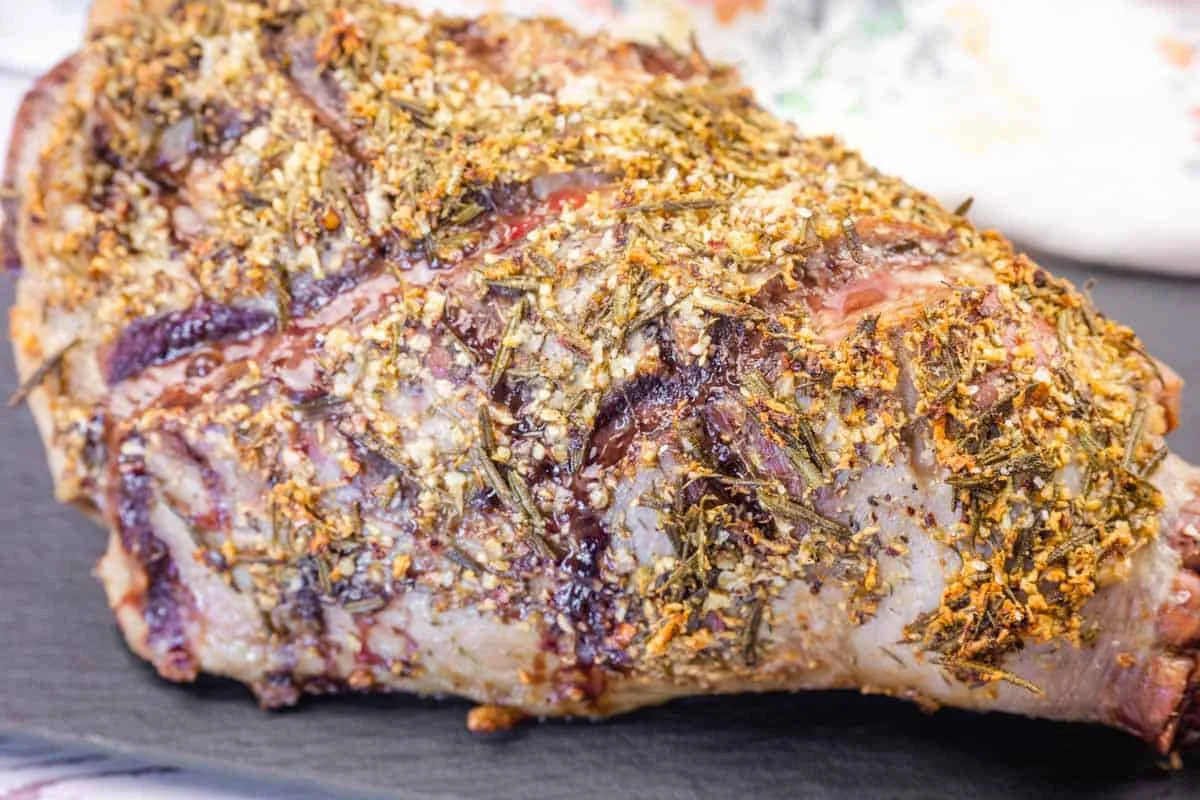 Roasted Leg of Lamb with Garlic and Rosemary