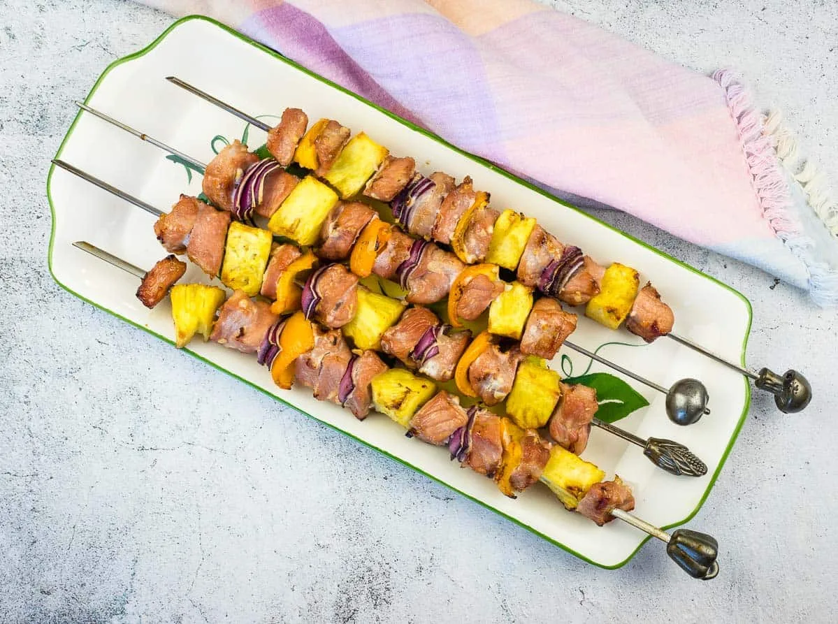 Smoked Pork & Pineapple Skewers