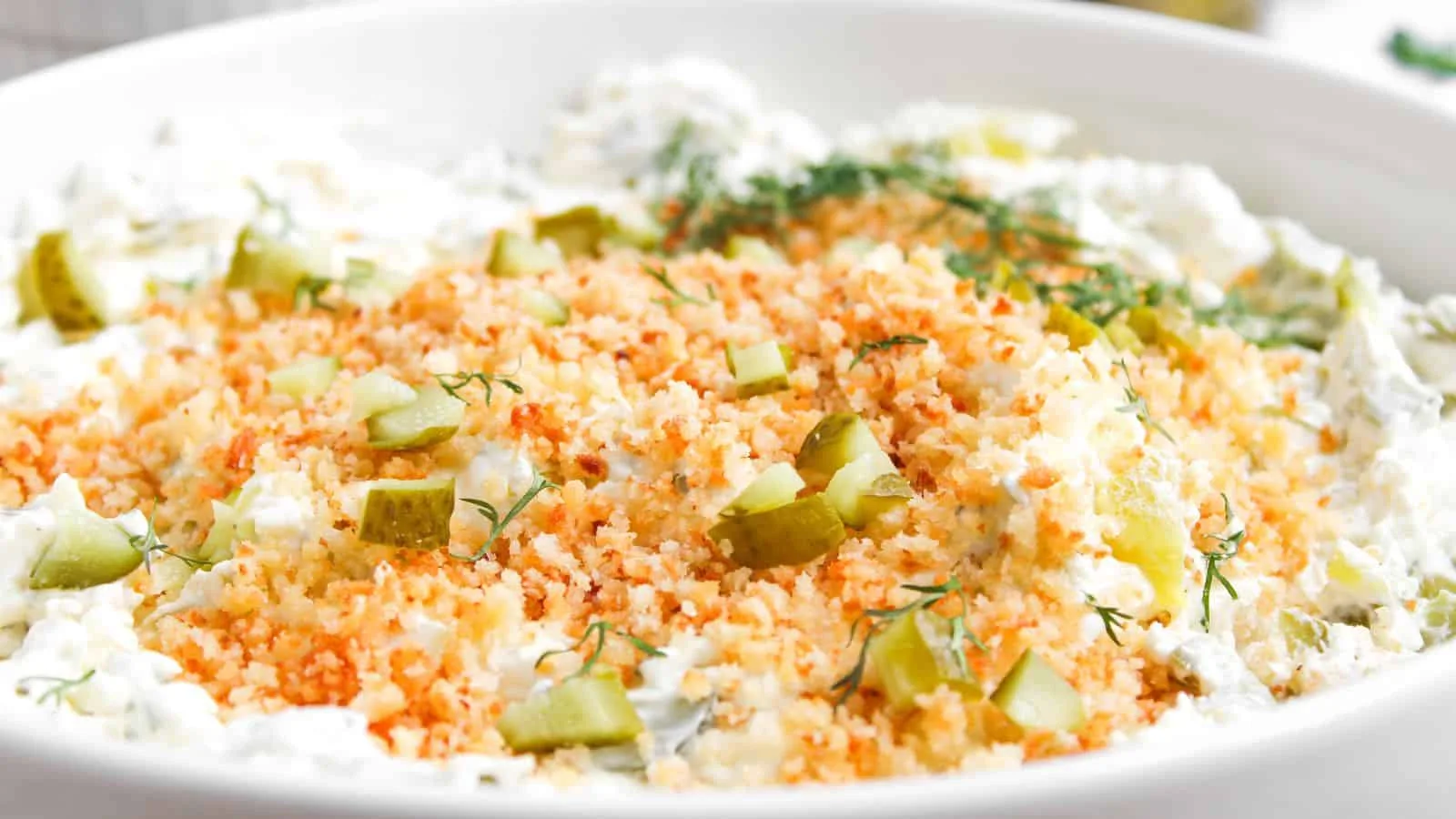 Fried Dill Pickle Dip