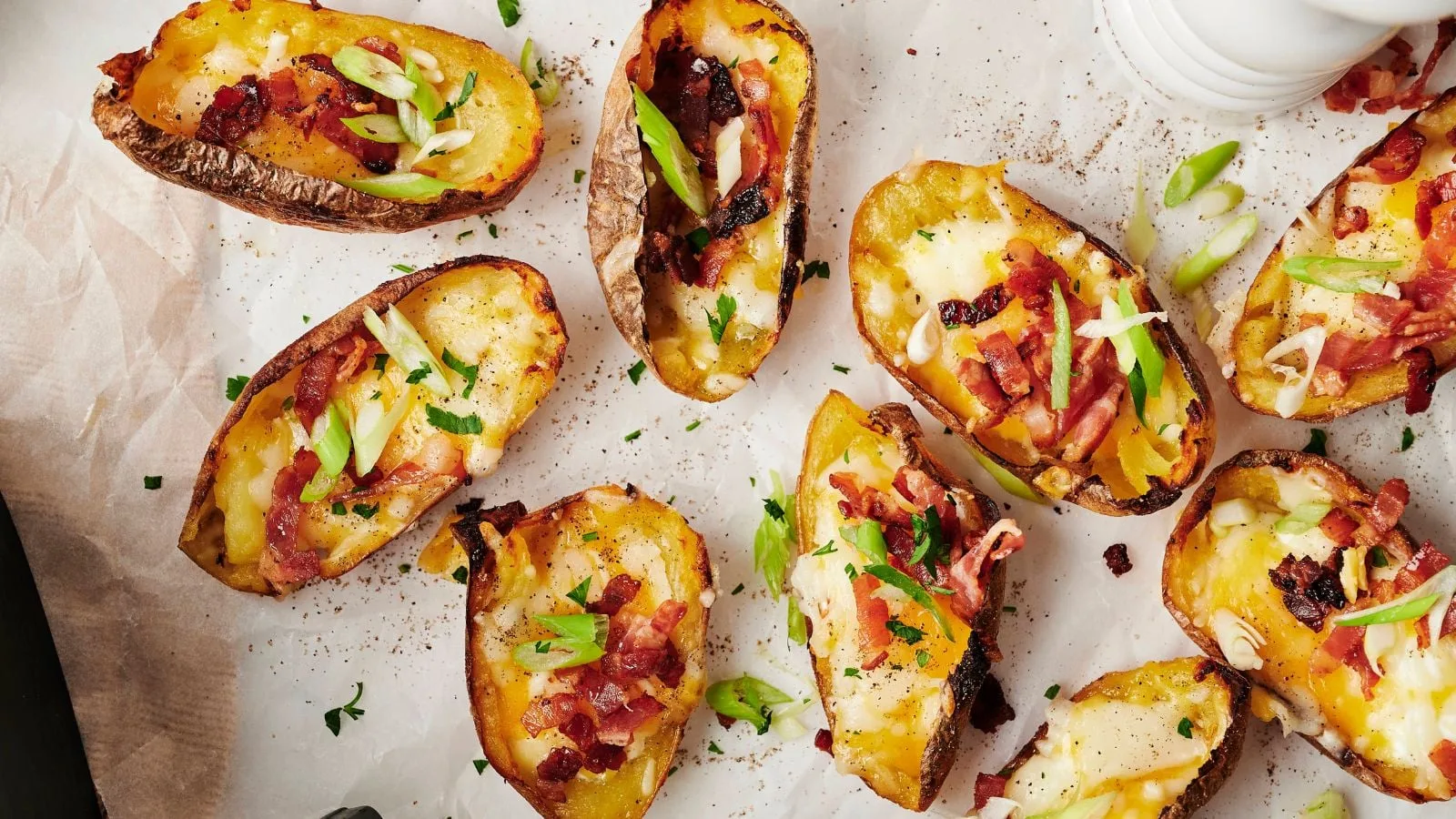 Air Fryer Loaded Potato Skins