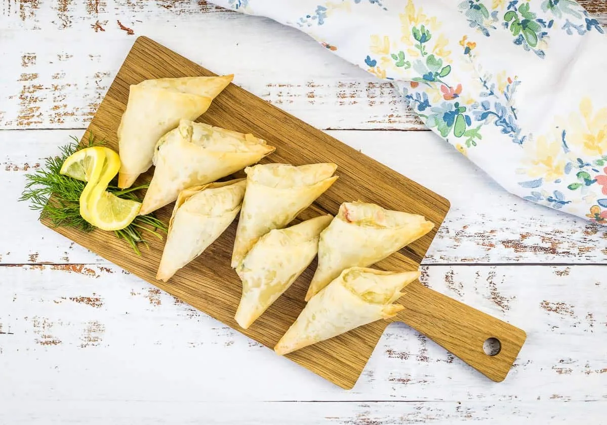 Crab Spanakopita