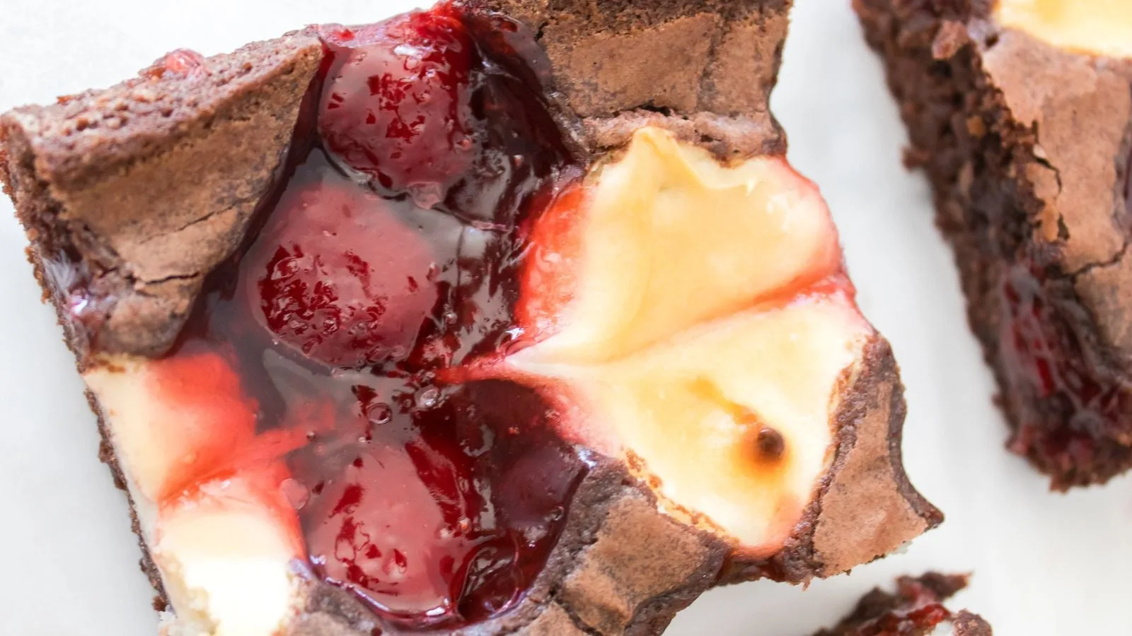 Strawberry Cheesecake Brownies