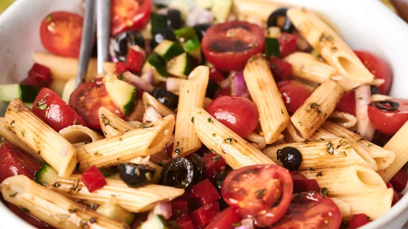 Fresh Pasta Salad with Grilled Veggies
