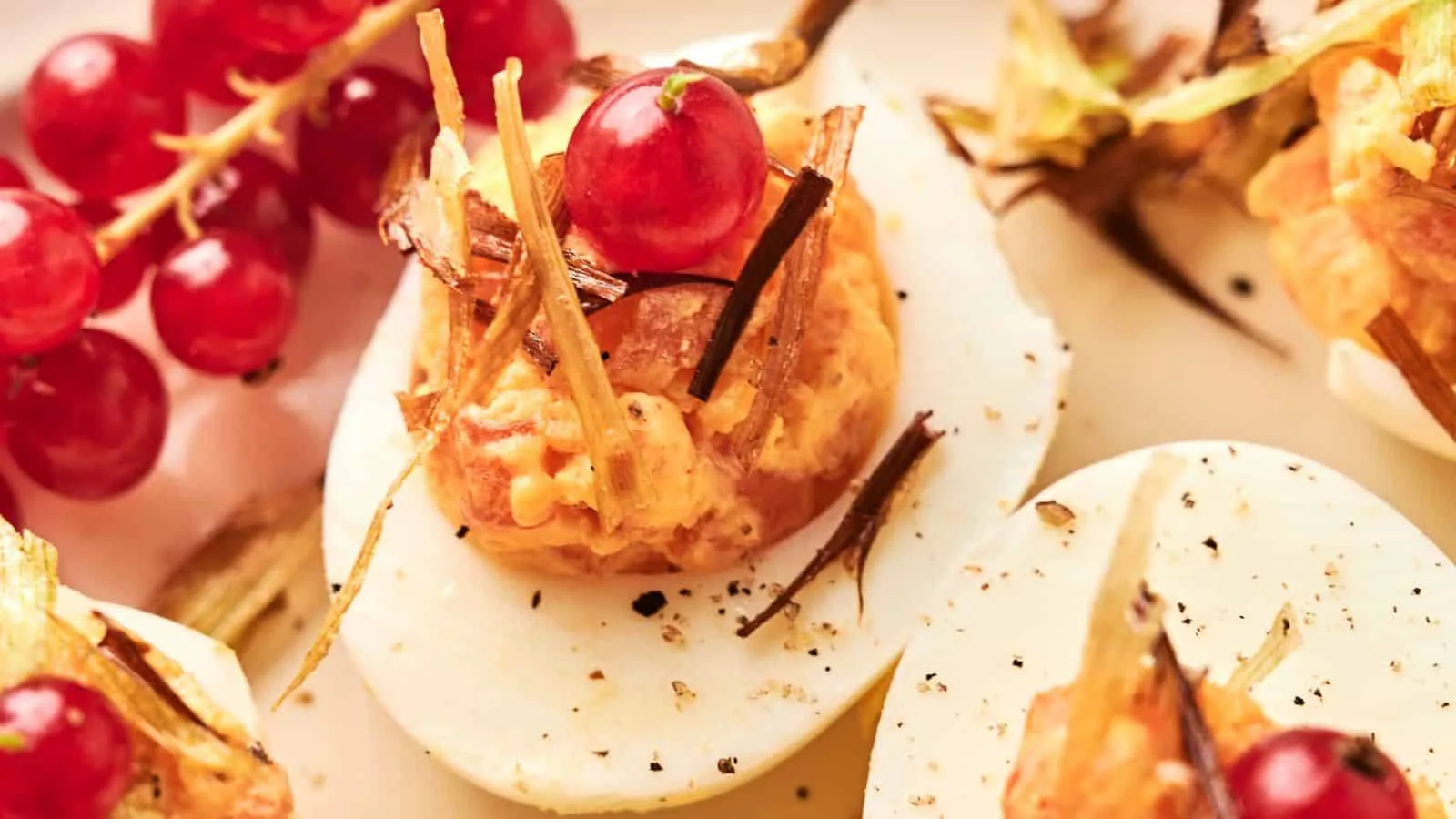 Salmon Deviled Eggs