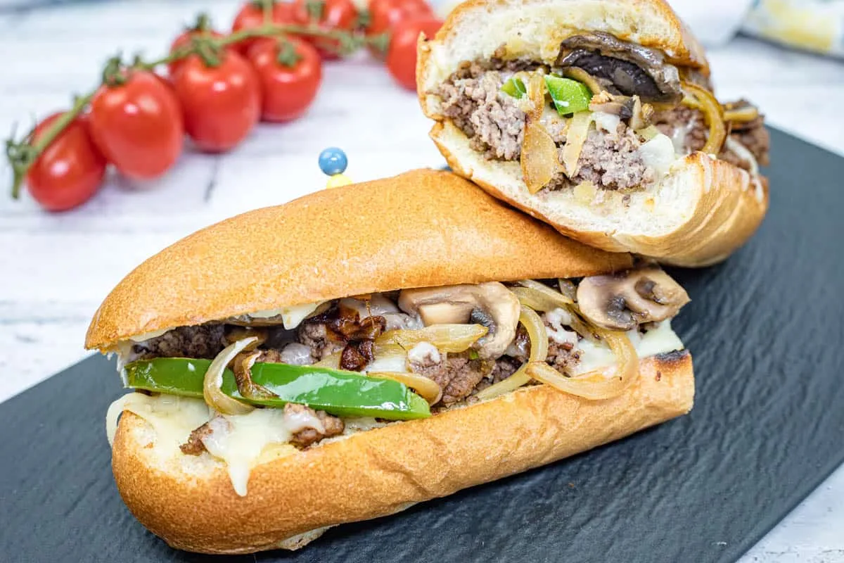 Ground Beef Philly Cheesesteak