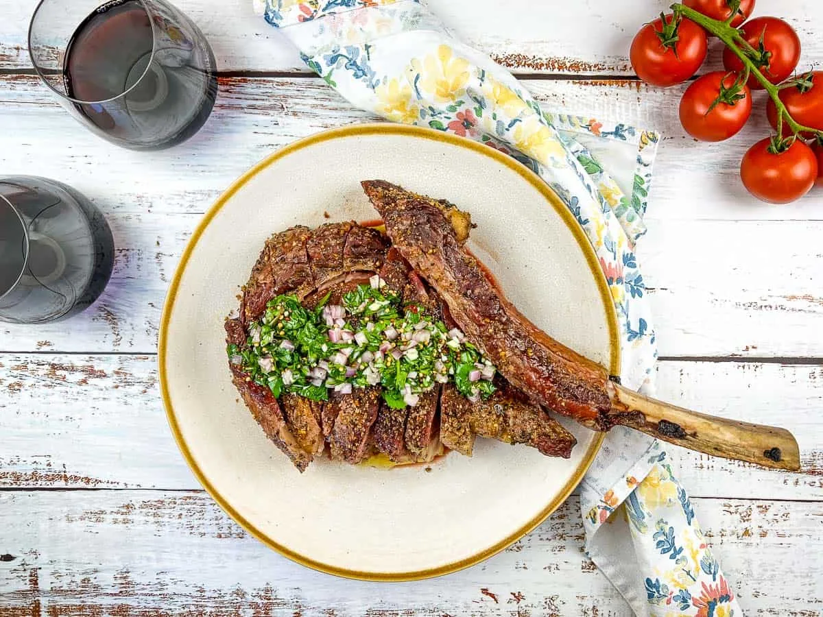 Smoked Tomahawk Steak
