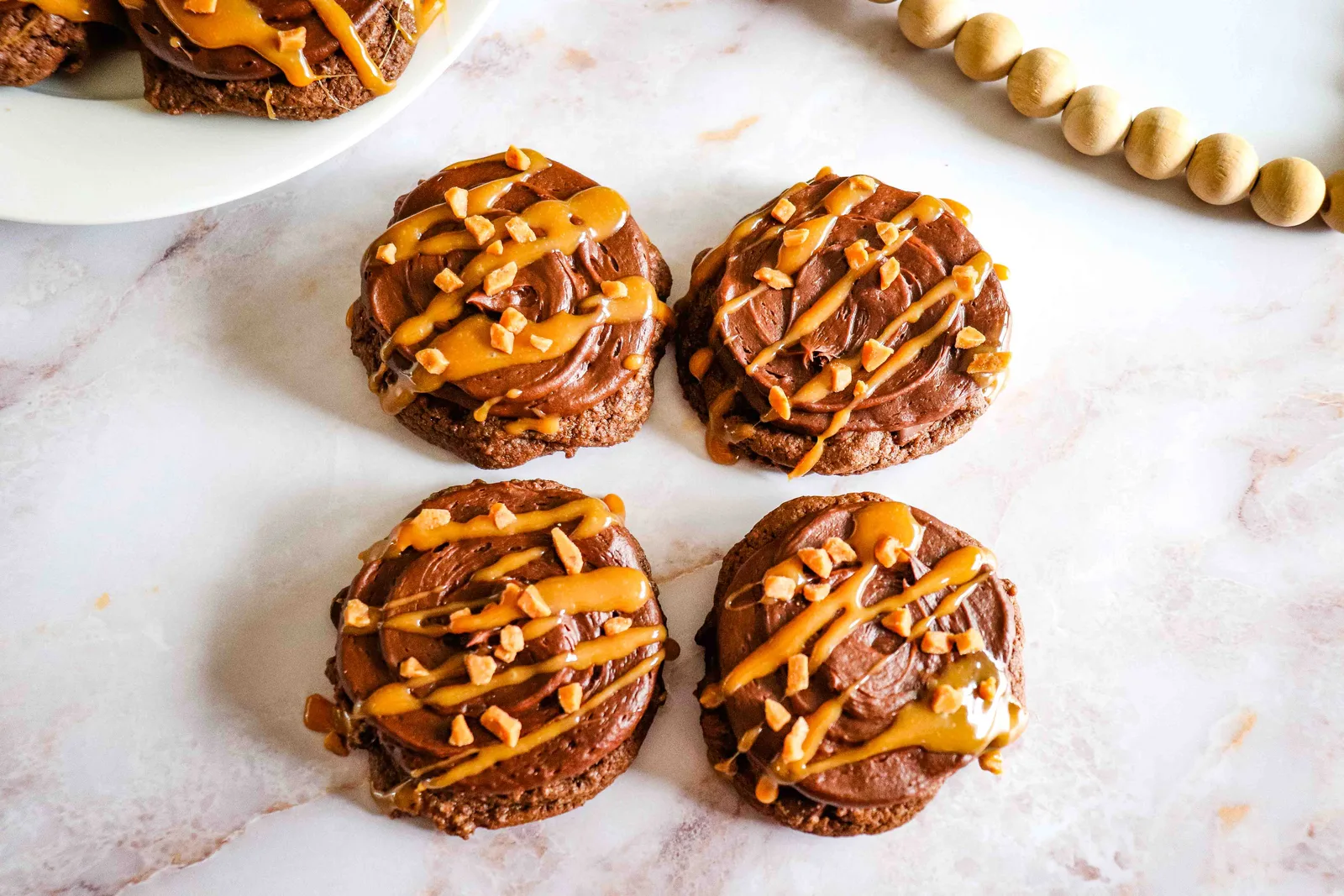 Chocolate Caramel Cookies