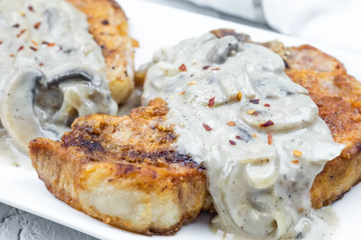 Saucy Smothered Pork Chops