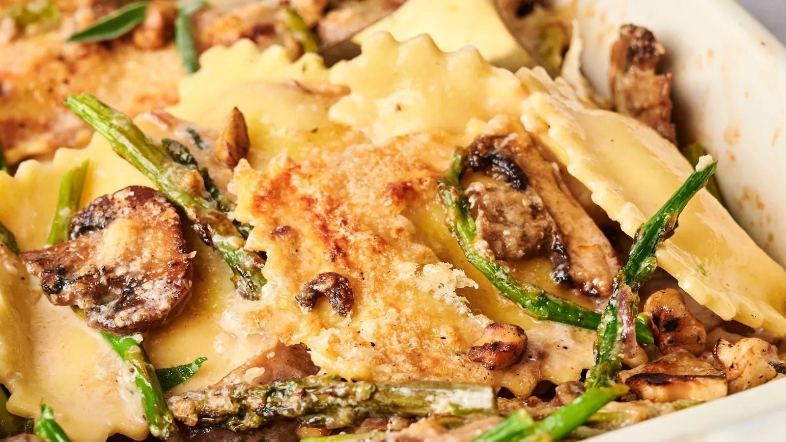 Cheesy Ravioli Casserole