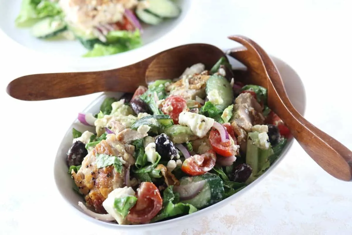Chicken Mediterranean Salad Recipe