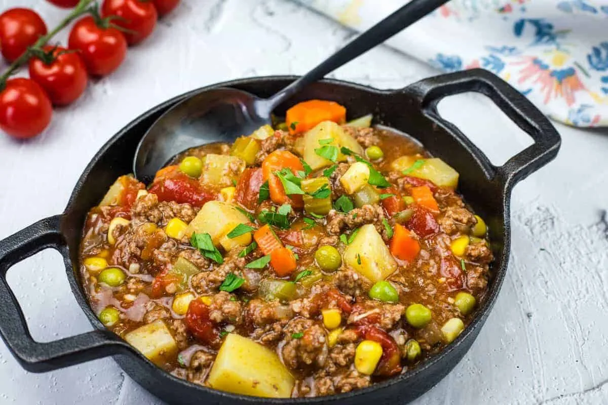 Mom’s Hamburger Stew