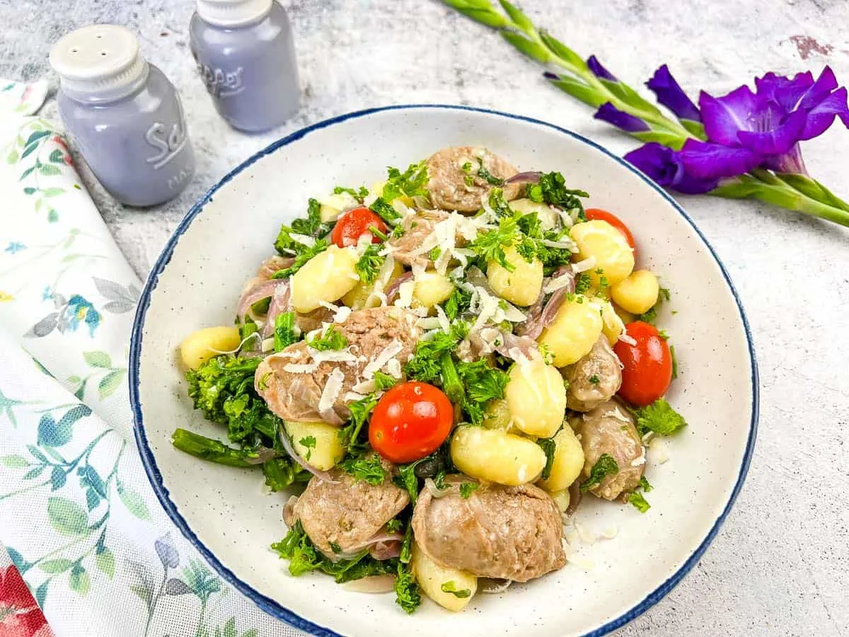 Skillet Gnocchi with Sausage & Broccoli Rabe