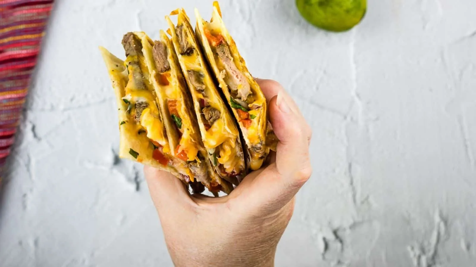 Leftover Steak Quesadilla