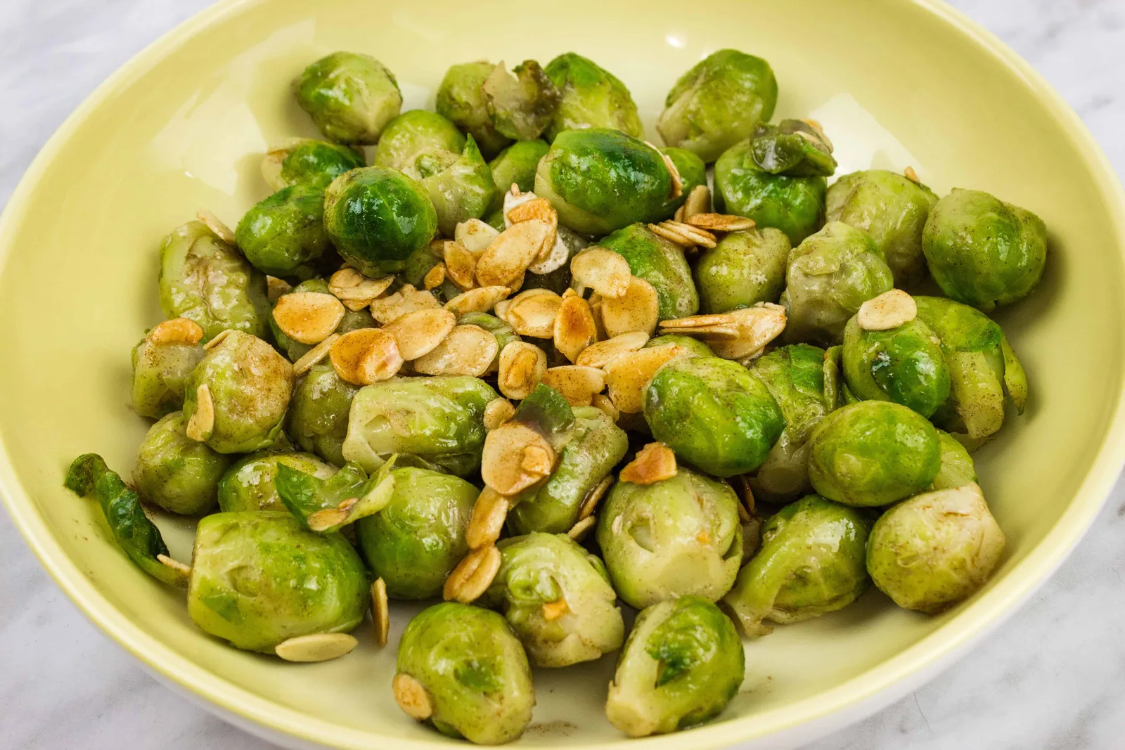Brussels Sprouts with Brown Butter & Almonds
