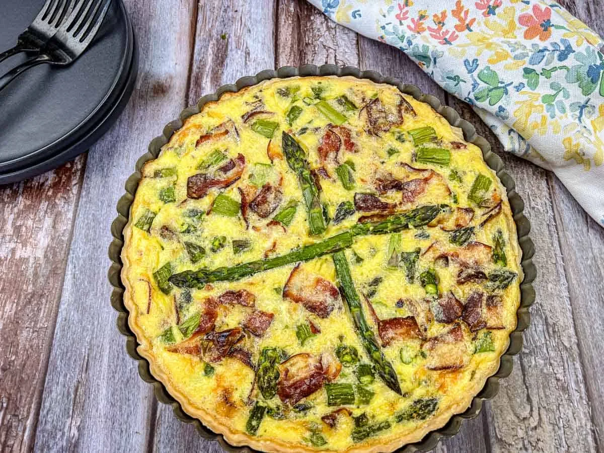 Asparagus & Ricotta Quiche