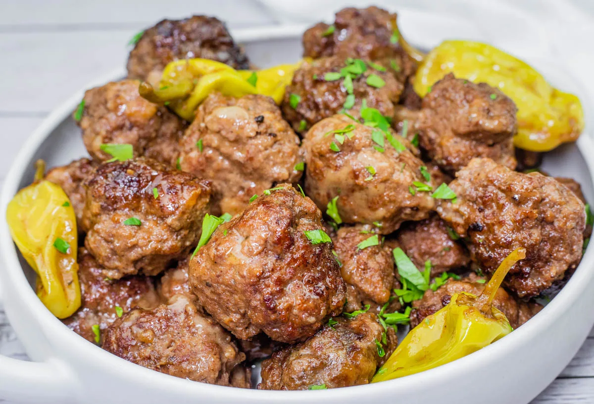 Slow Cooker Mississippi Meatballs