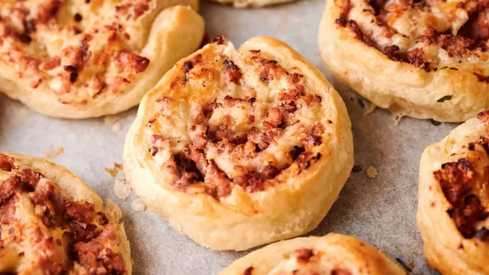 Flaky Sausage Pinwheels