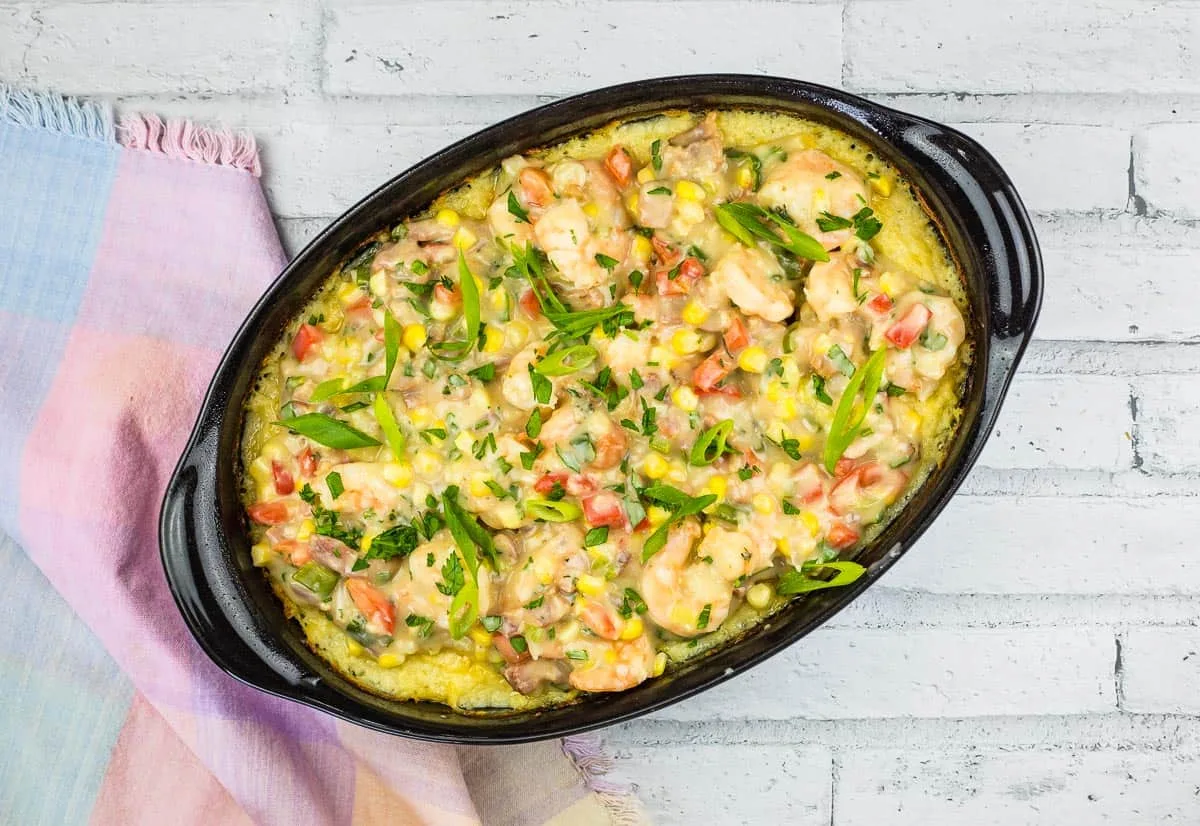 Shrimp and Grits Casserole