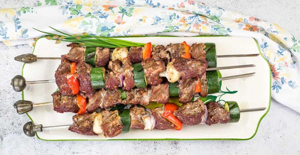 Smoked Beef Kabobs