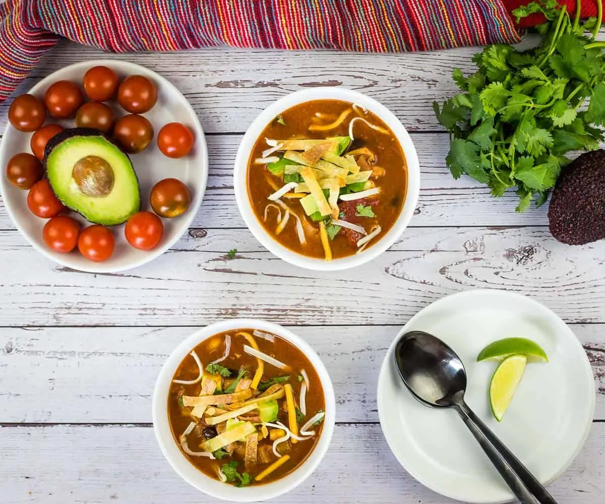 Smoked Chicken Tortilla Soup