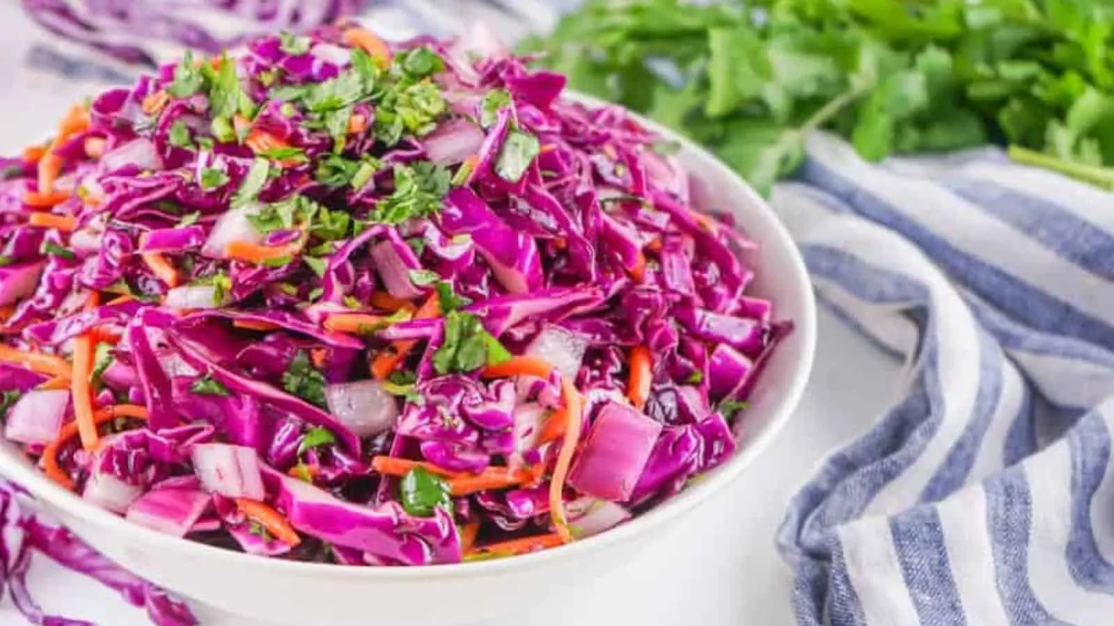 Red Cabbage Coleslaw