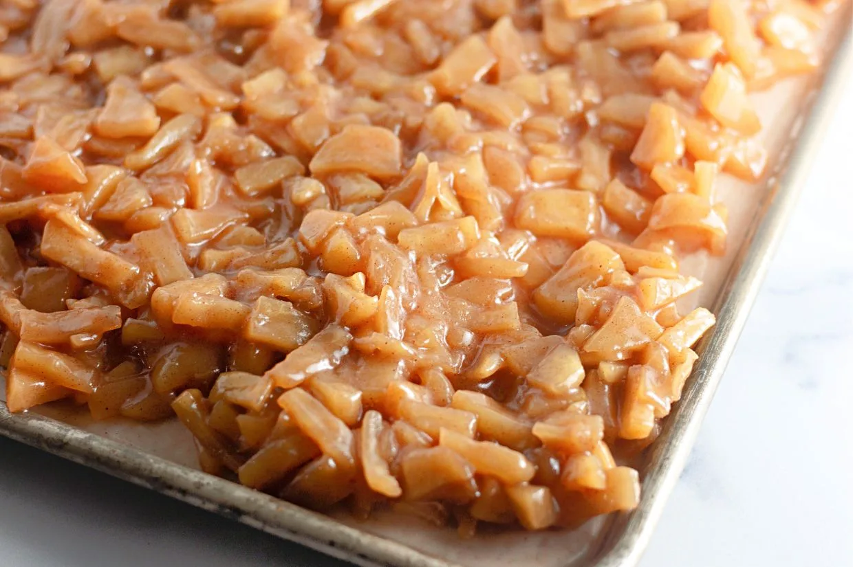 Caramel Apple Sheet Cake