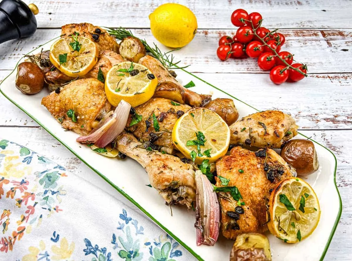 Sheet Pan Lemon-Rosemary Chicken