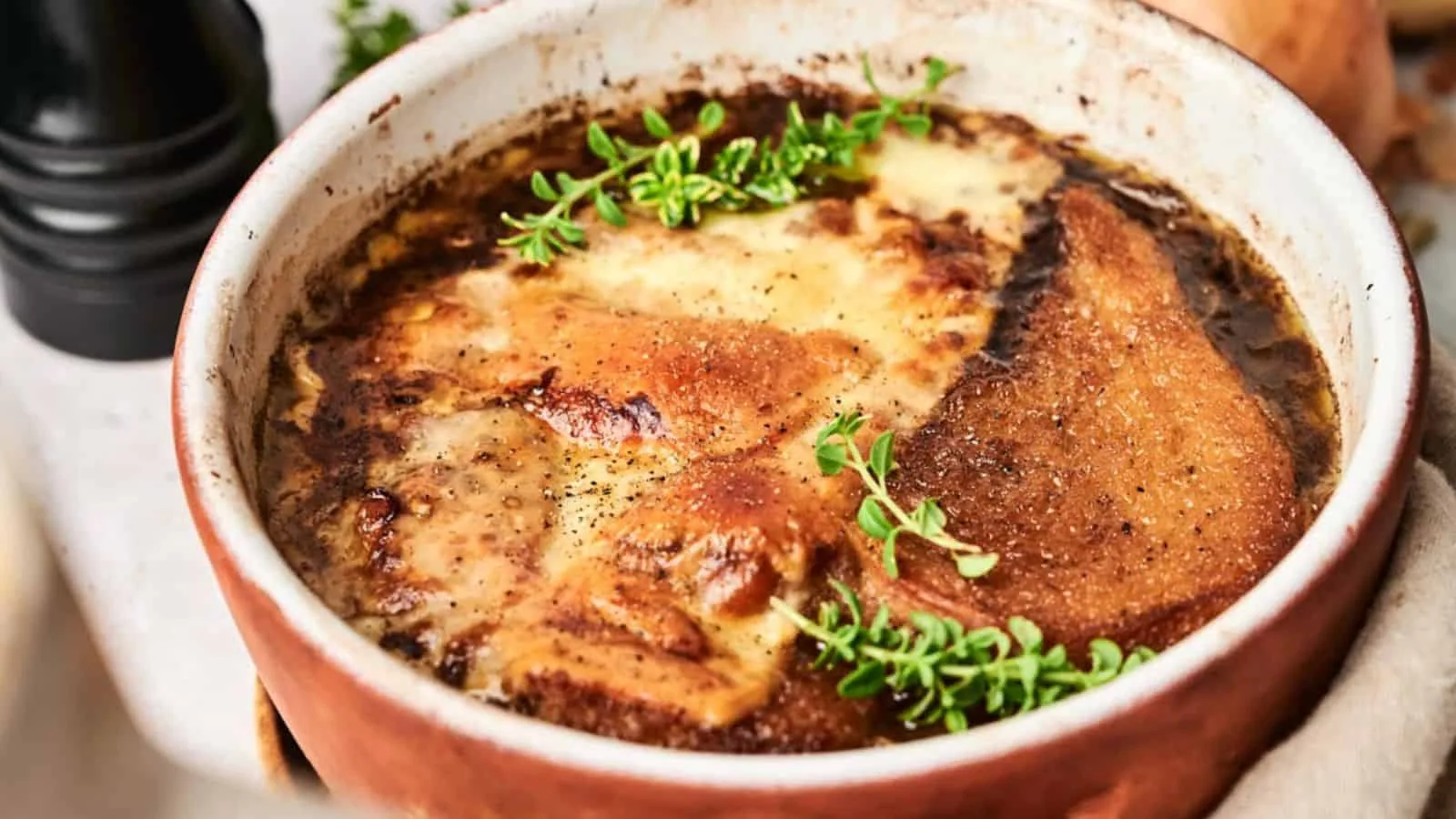Air Fryer French Onion Soup