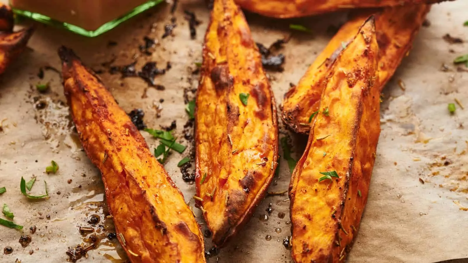 Baked Sweet Potato Wedges