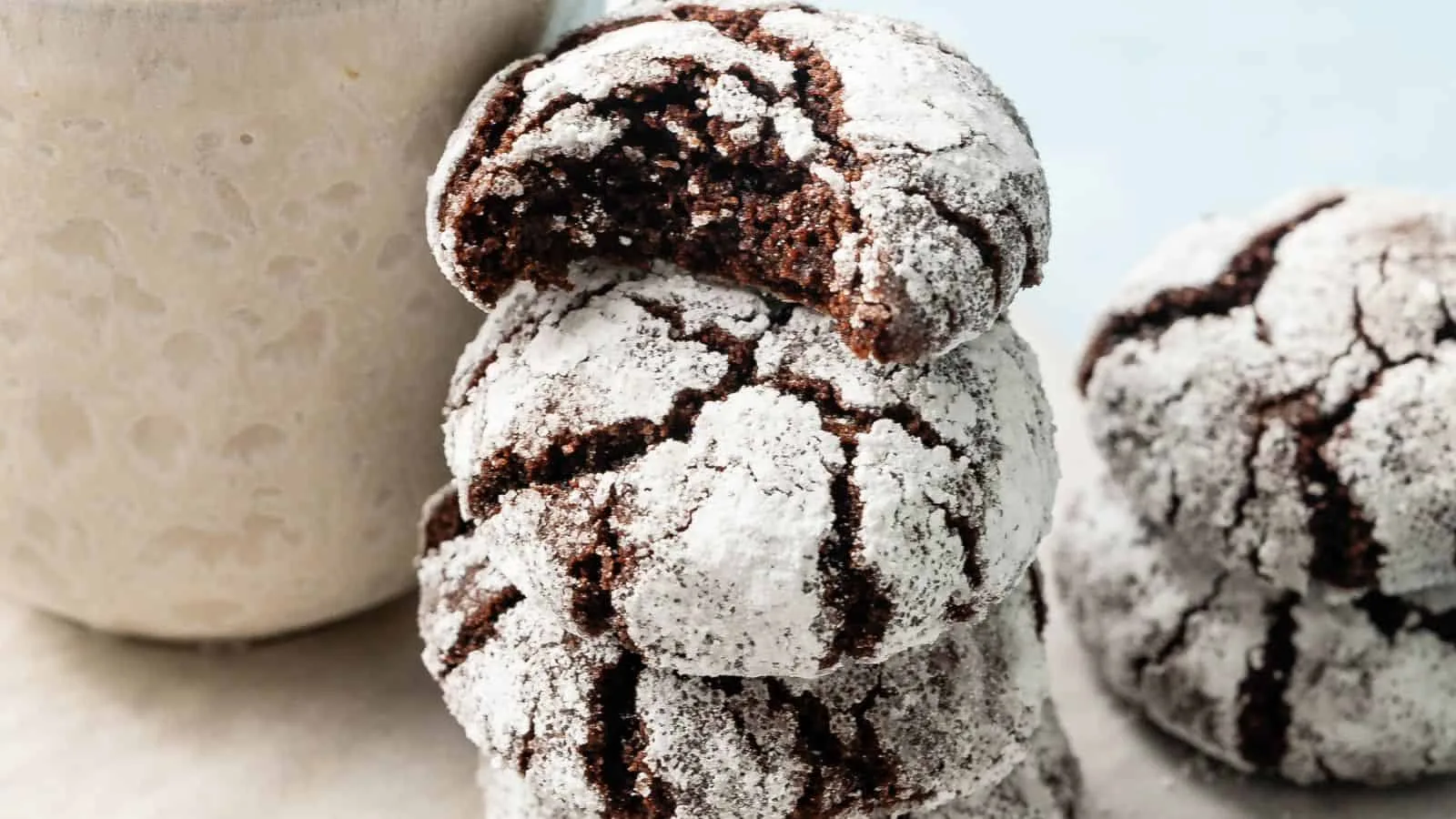 Vegan Crinkle Cookies