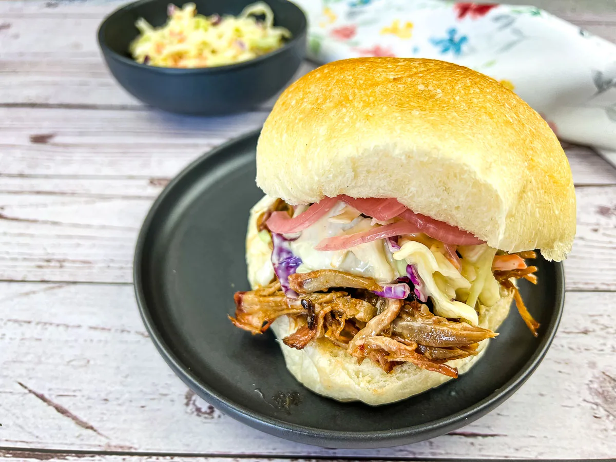 Pulled Pork Sandwich with Coleslaw