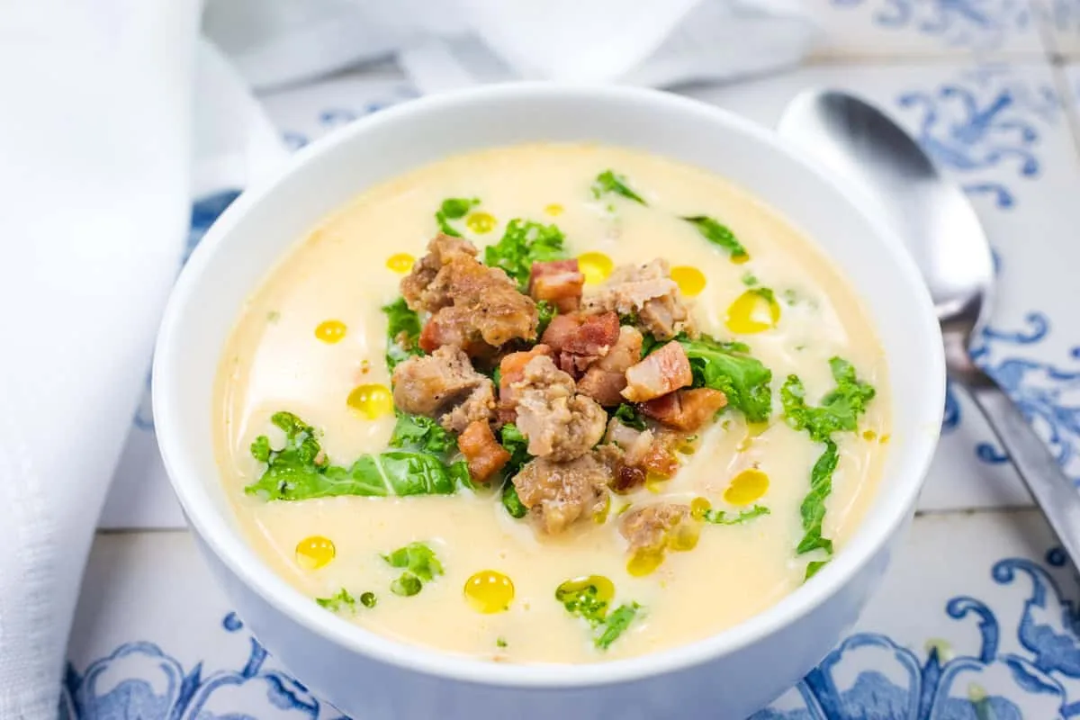 Tuscan Soup with Sausage Kale