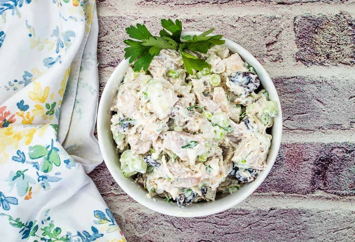 Turkey Salad w, Cranberries & Walnuts