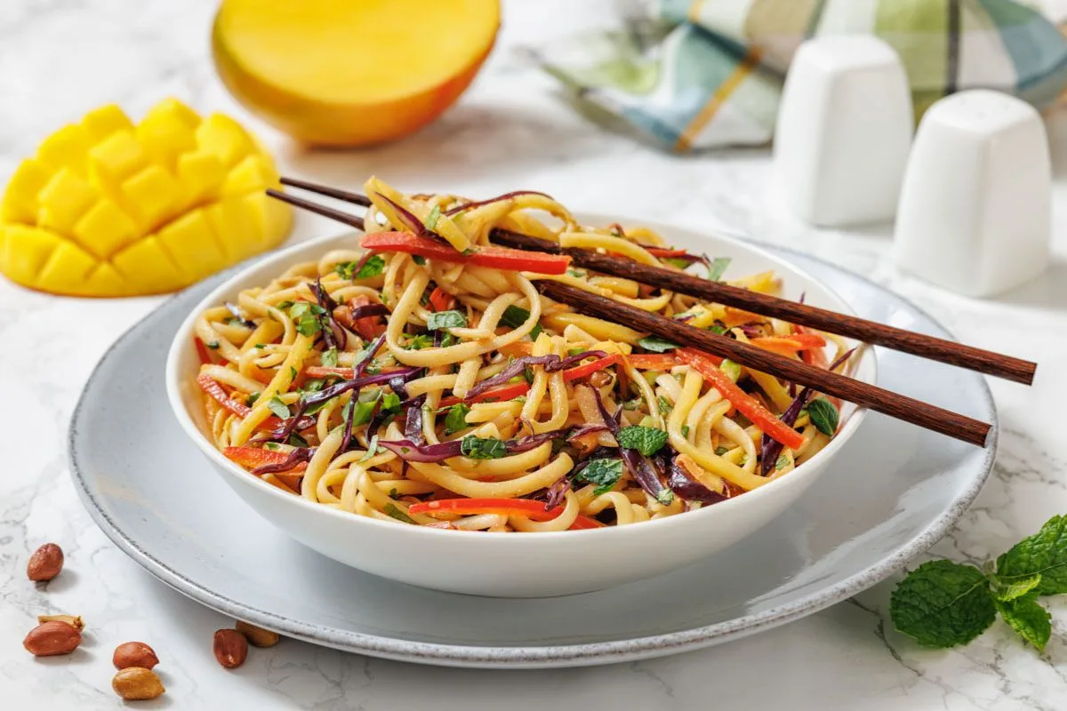 Thai Noodle Salad with Mango